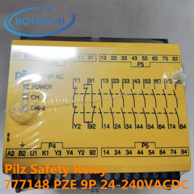 

Free Shipping PILZ 777148 PZE 9P 24-240VACDC PILZ Safety Relay Module Original New