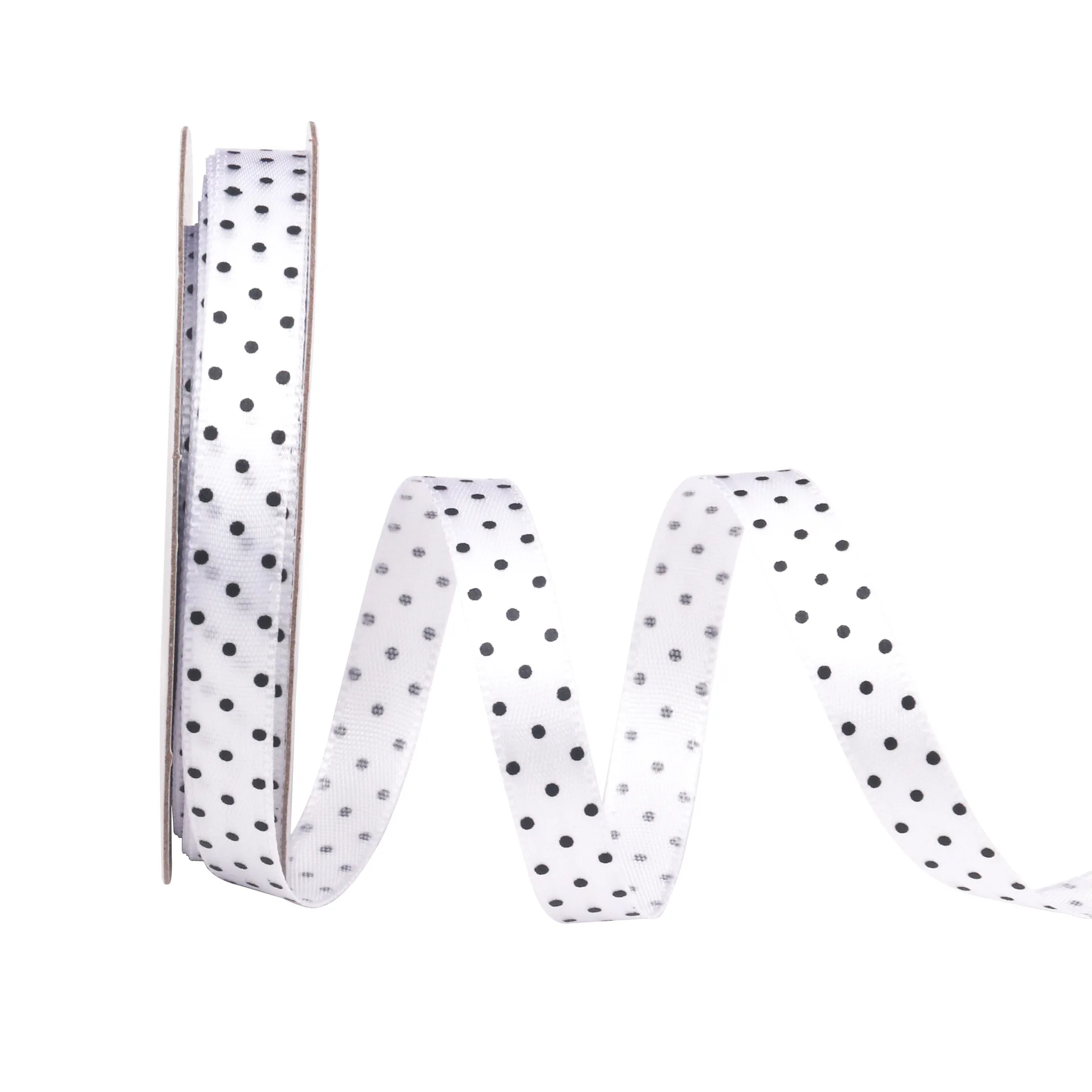 100 Yards/Rolle Polyesterband 10 mm Breite für DIY-Bastelarbeiten, Verpackungen, Geschenke, Blumensträuße, dekoratives Polka-Dot-Band – Detail 6