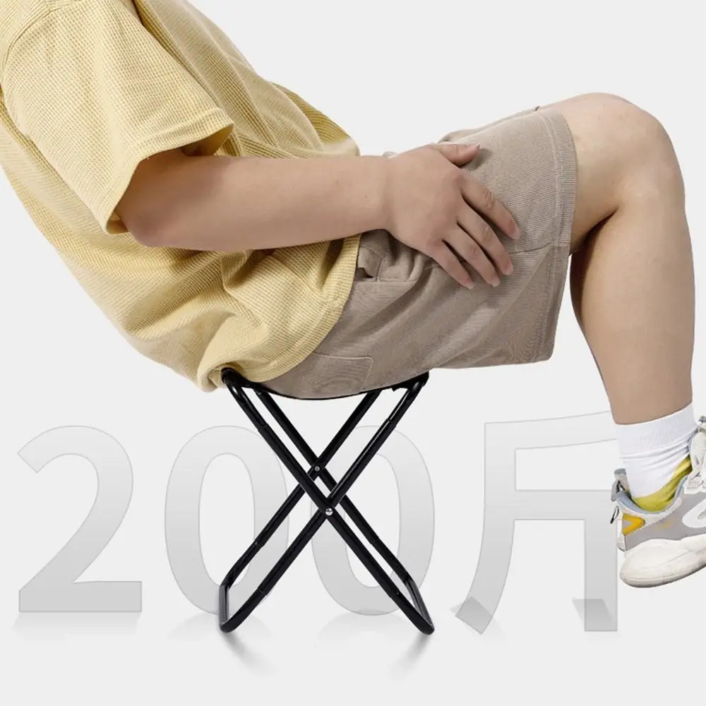 MIni Storage Ultralight Foot Stool Hiking Tool Bench Pony Stool Folding Chair Fishing Chair Foldable Stool Picnic Camping Stool