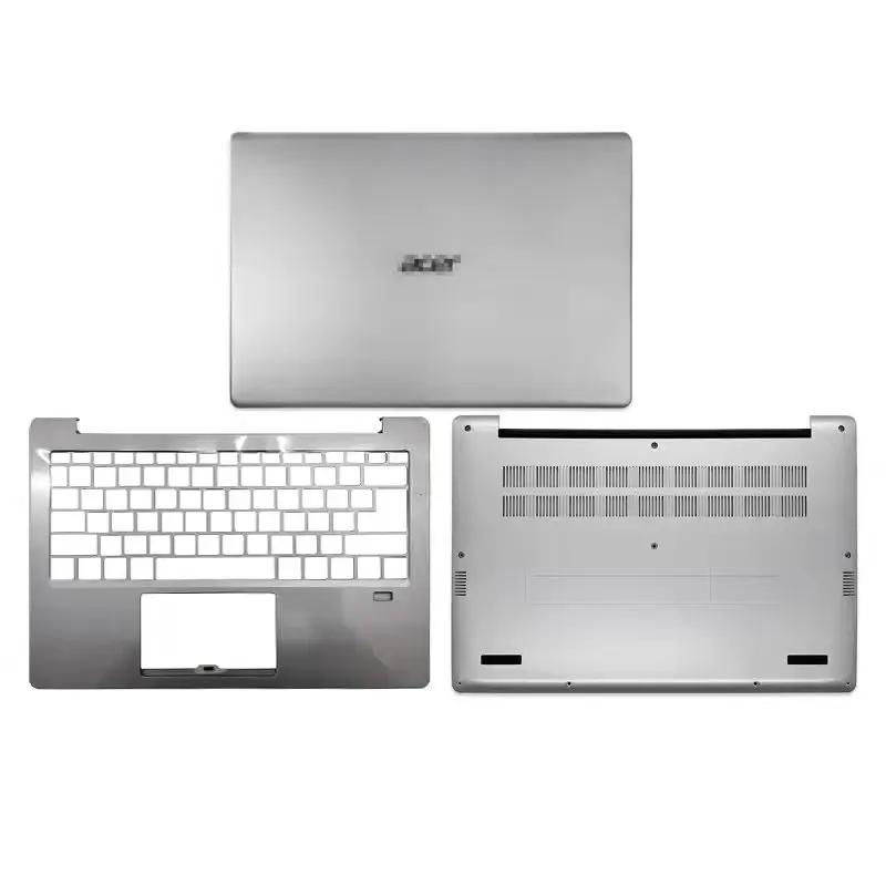 New Laptop Case For Acer Swift 3 SF313-51 SF313-51G Series LCD Back Cover/Palmrest/Bottom Case Rear Lid Top Back Cover Silver