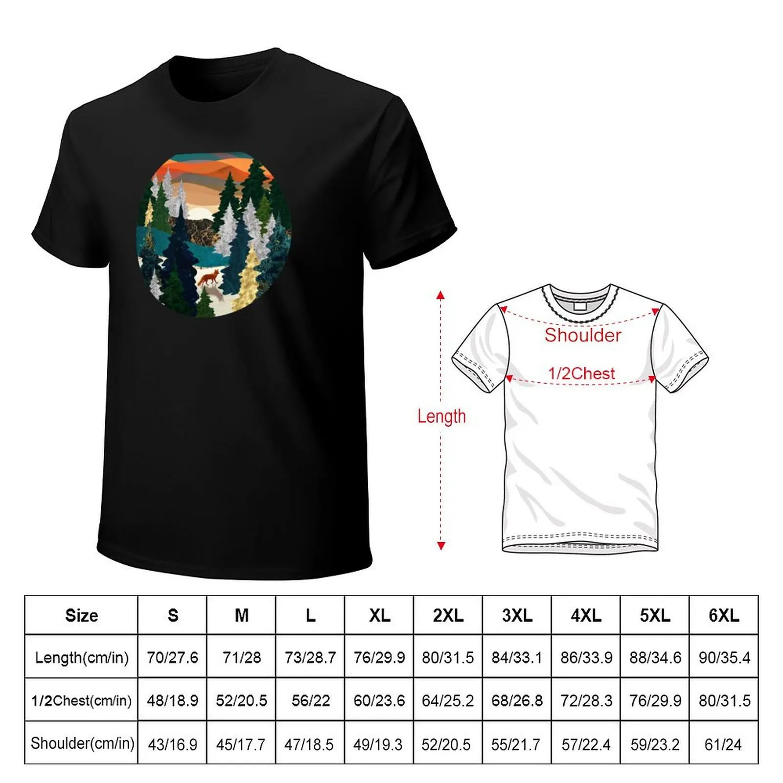 Amber Fox T-Shirt Soft Stretch Short Sleeve Top