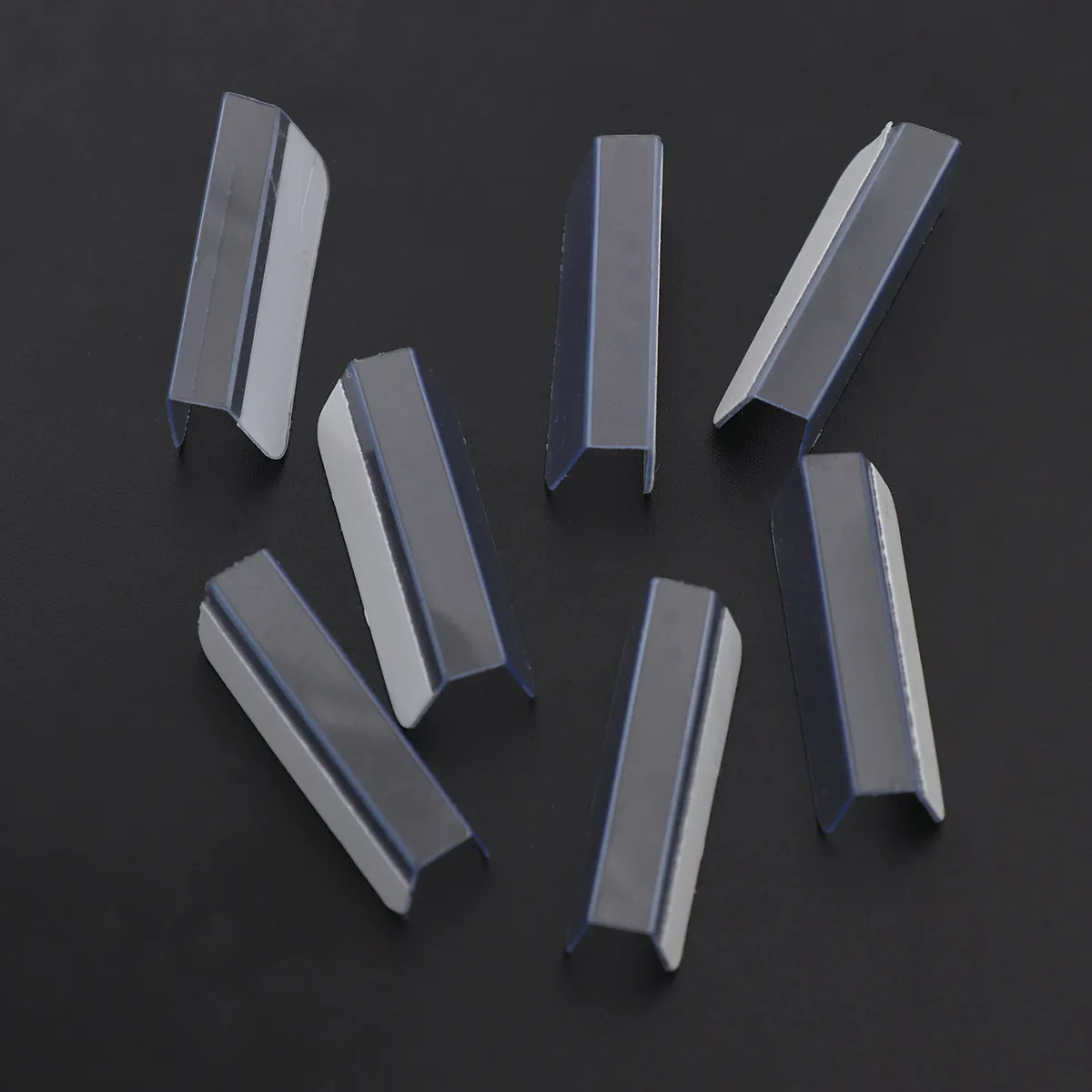 100Pcs Jewelry Display Plastic Hooks Transparent Adhesive Earring Holder Cards Multipurpose Organizing for Accessories