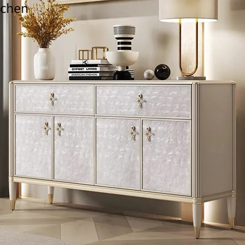 HT  porch cabinet, high-grade shell decorative living room cabinet multi-functional storage cabinet with dining side cabinet