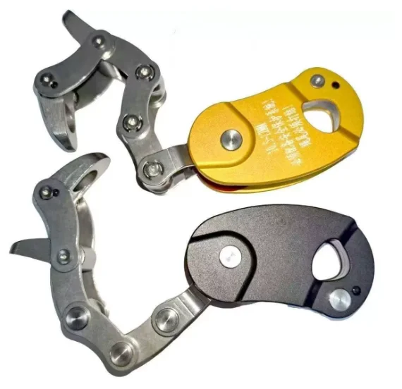 Rope Grabber Self-Locking Device Tree Climbing Knot Aerial Work Safety Rope Pulley Labor-Saving