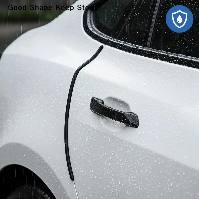 dailyCar Door Rubber Seal Strip Noise Reduction Windproof C Pillar Protector for Family Car Daily MaintenanceDaily products