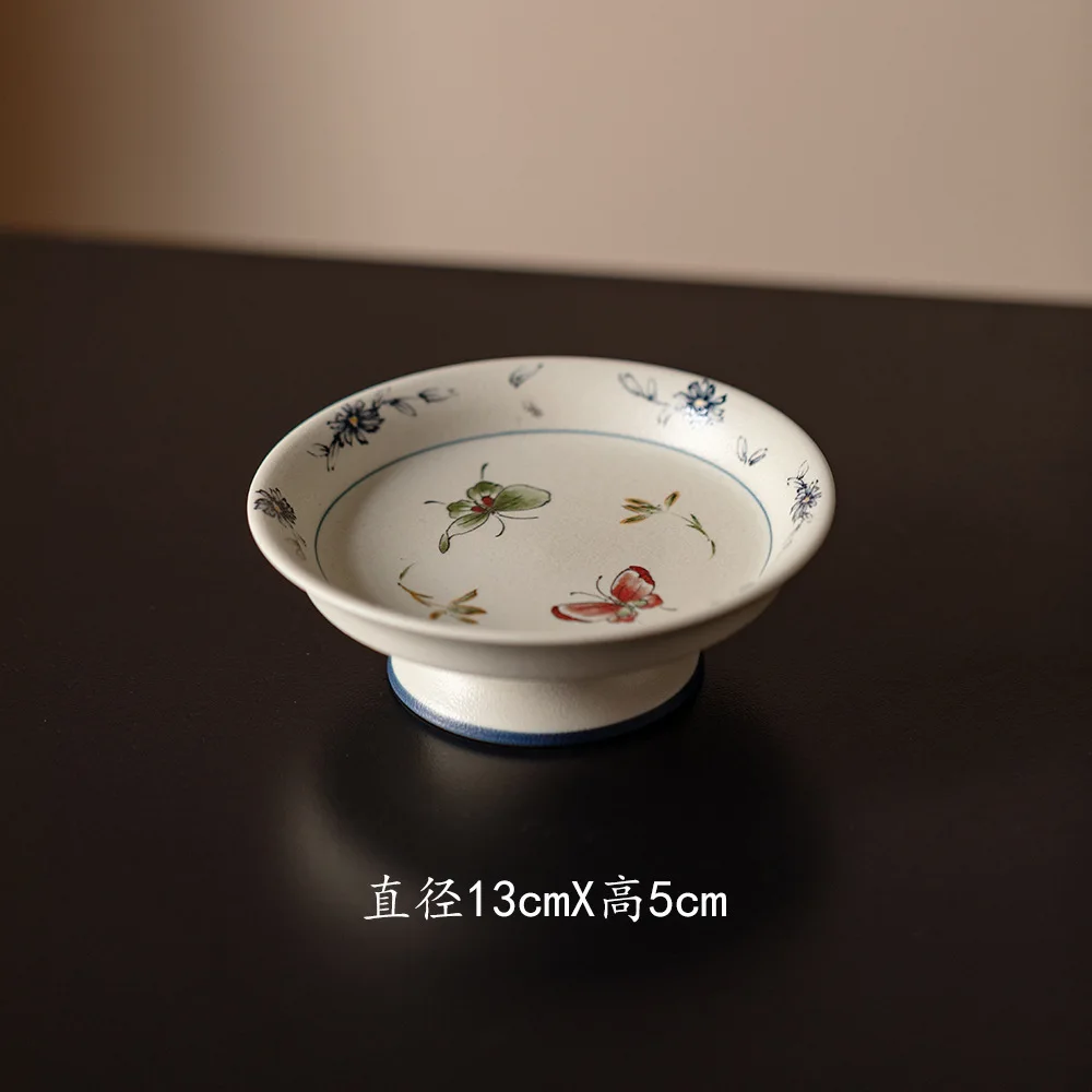 Zml ceramic pot holder for homeretro dry soaking tray chinoiserie pastry tray