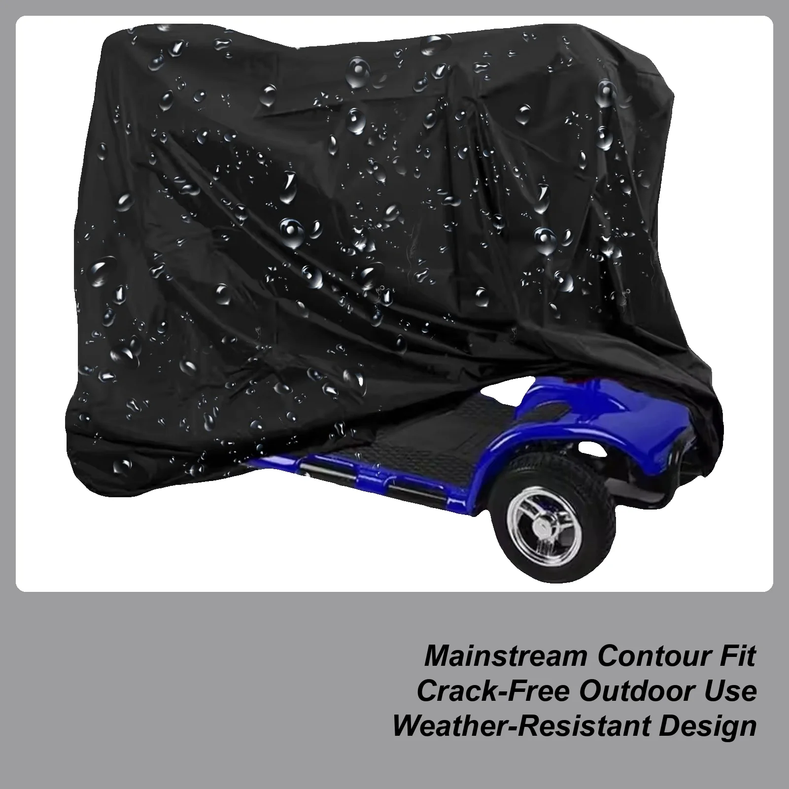 

Чехол для мобильного скутера, ткань Оксфорд, аксессуары для транспортных средств, черный чехол для мобильного скутера с электроприводом для пыли