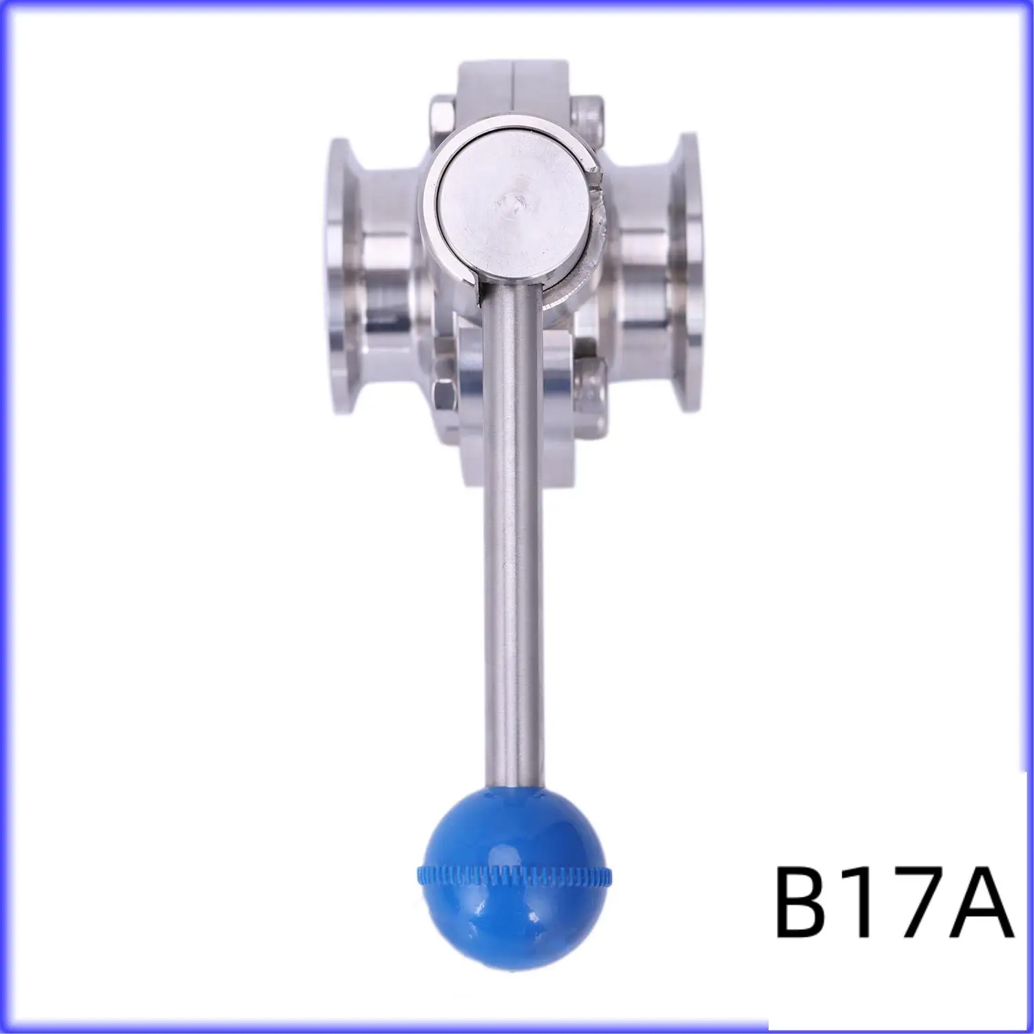 

BT-1-1/2Inch 38Mm Sus304 Stainless Steel Sanitary 1.5Inch Tri Clamp Butterfly Flow Control Valve Homebrew Beer Dairy Product