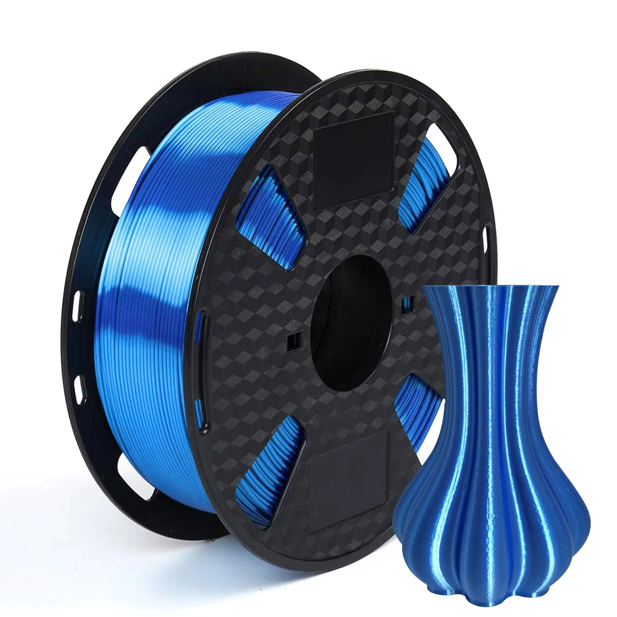 Silk Sapphire Blue PLA Filament Wire Spool Wire 250g, 500g 1.75mm 3D Printer Material 3D Printer Filament wire Vacuum Packaging