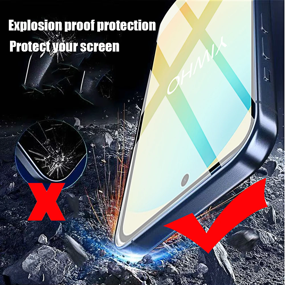1-4pcs Protective Glass for Samsung S24 FE S23 S21 S20 Tempered Screen Protectors on For Samsung Galaxy S24fe S23fe S21fe S20fe