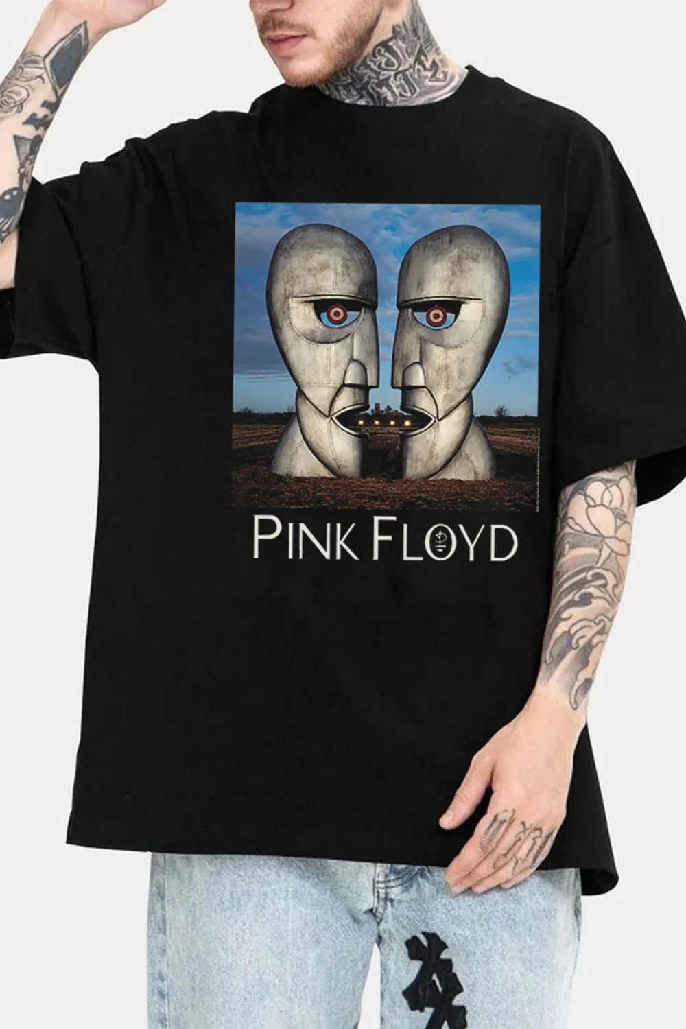 2026 Hot Pink Floyd Graphic Cotton Band T-shirt Unisex Summer Short Sleeve Fashion Brand Shirt Luxury Casual Vintage Tee