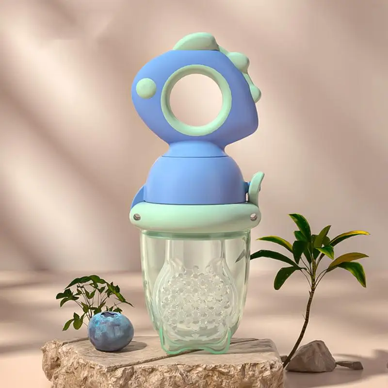 Sucette en silicone souple pour bébés, conception de dinosaure, sucette à mâcher, nourriture innovante, qualité alimentaire