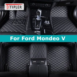 TITIPLER Custom Car Floor Mats For Ford Mondeo MK5 Fusion 2014-2023 Auto Carpets Foot Coche Accessorie