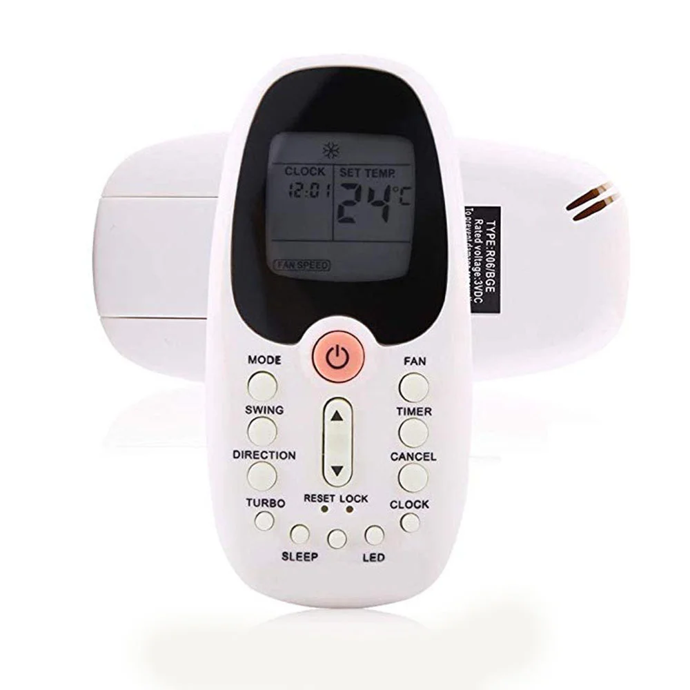 Ar Condicionado Substituição do Controle Remoto, Adequado para Midea Komeco Tornado Comfee com Led R06, BGE 06, BGCE, R06, BGE, 1 pc, 2 pcs, 4pcs