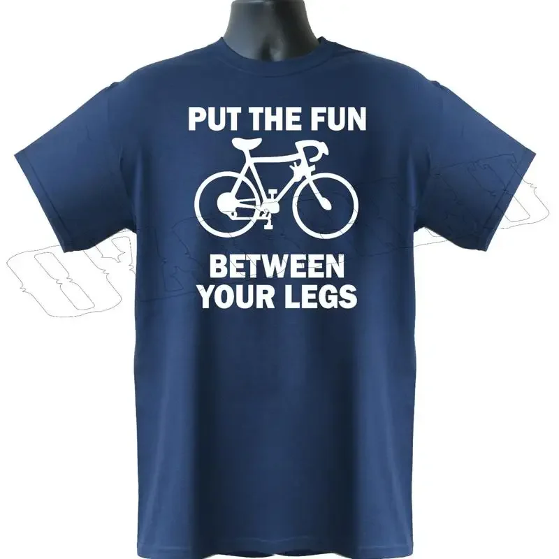 Put The Fun Between Your Legs Funny Bicycle Mens T Shirt S Xxl Sizes
