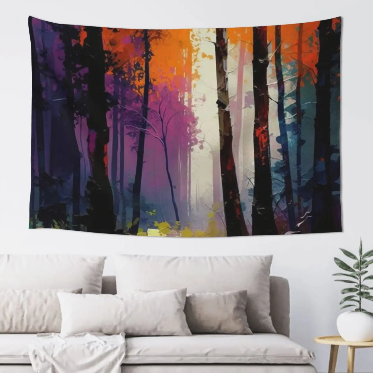 

forest abstract Tapestry Decoration For Rooms Room Decorations Aesthetics Tapestry