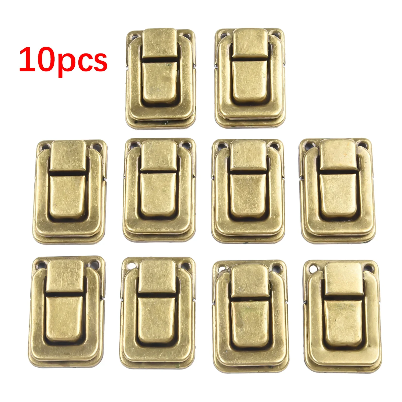 Luggage Buckle Antique Latch Clasp Metal Lock Decorative Hasps Furniture Jewelry Box Padlock Hasp Handbag Buckle