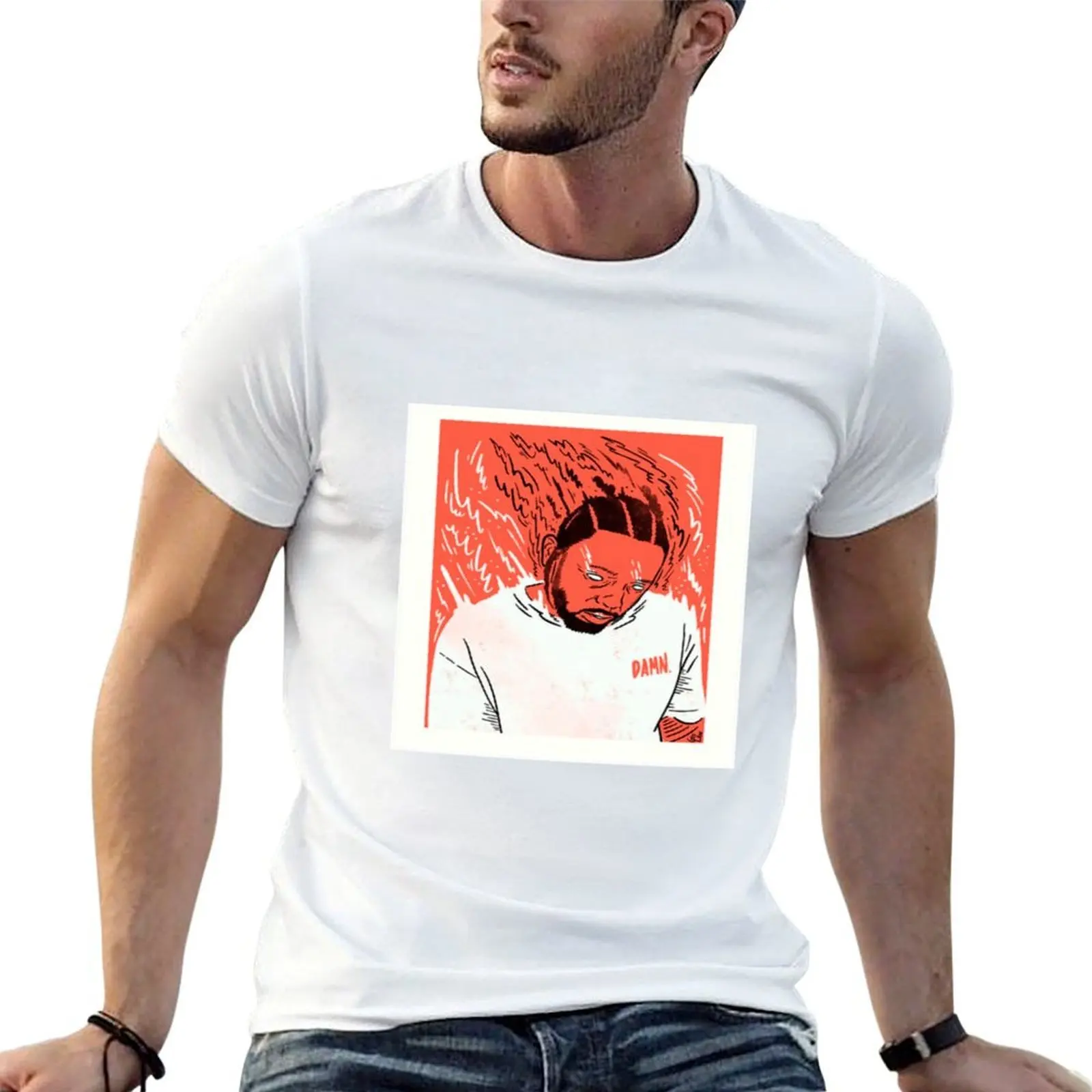 Kendrick Lamar T-Shirt man t shirt cotton high quality anime t shirts for man t shirt man plain T-shirt