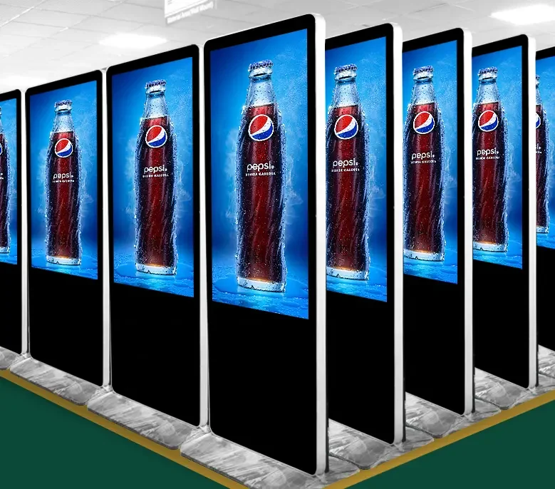 Wholesale Floor Standing Digital Signage 32 43 49 55 65 Inch Ultrathin Advertising Lcd Display Panel Screen
