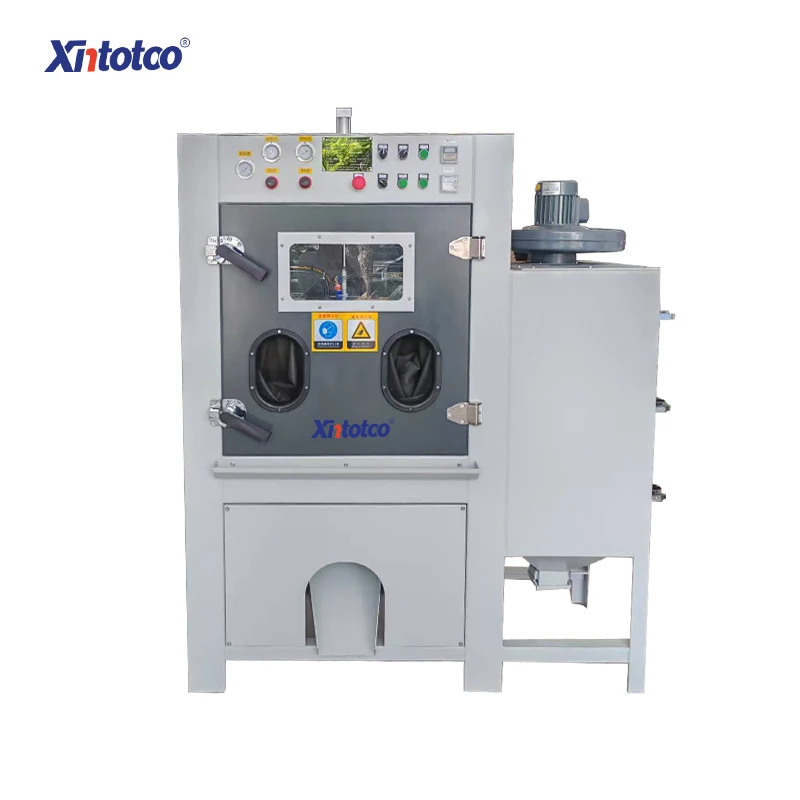 Professional Manufacturer Sand Blast Machine Blaster Automatic Sandblasting Machine Dustless Sand Blasting Cabinet