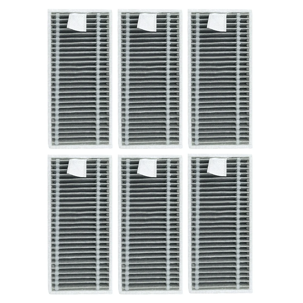 6pc For Ecovacs Washable Replacement Filters, Suitable For  Deebot X11, OmniCyclone, X11 Pro, X11 Pro For Omni, X11 X11 Famil
