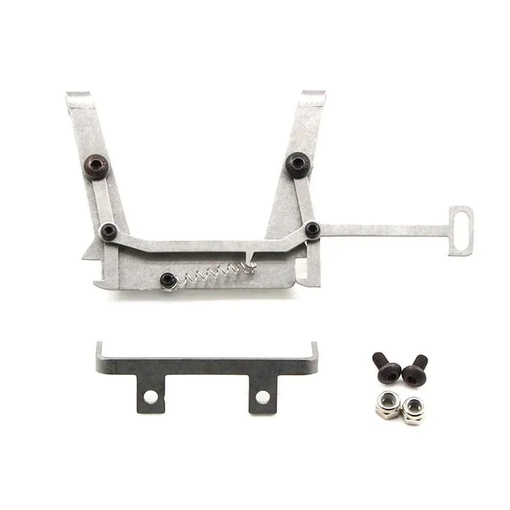 Stainless Steel Cab Lock Catch Assembly for TAMIYA 1/14  Trailer Truck Tractor Car Spare Parts