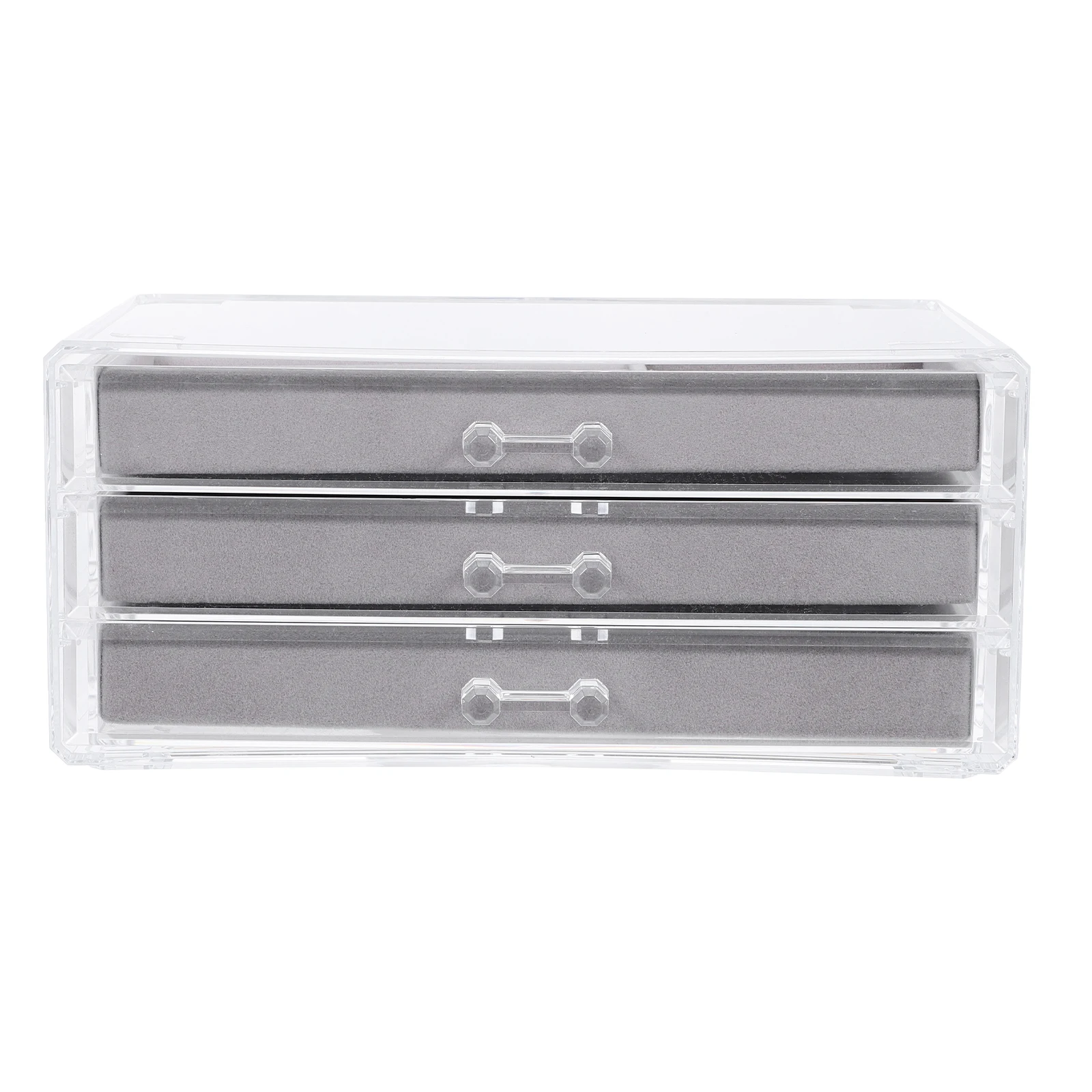 

Multi-Function Household Jewelry Drawer Transparent Acrylic Trinket Storage Organizer Desktop Accessory For Home Business Travel