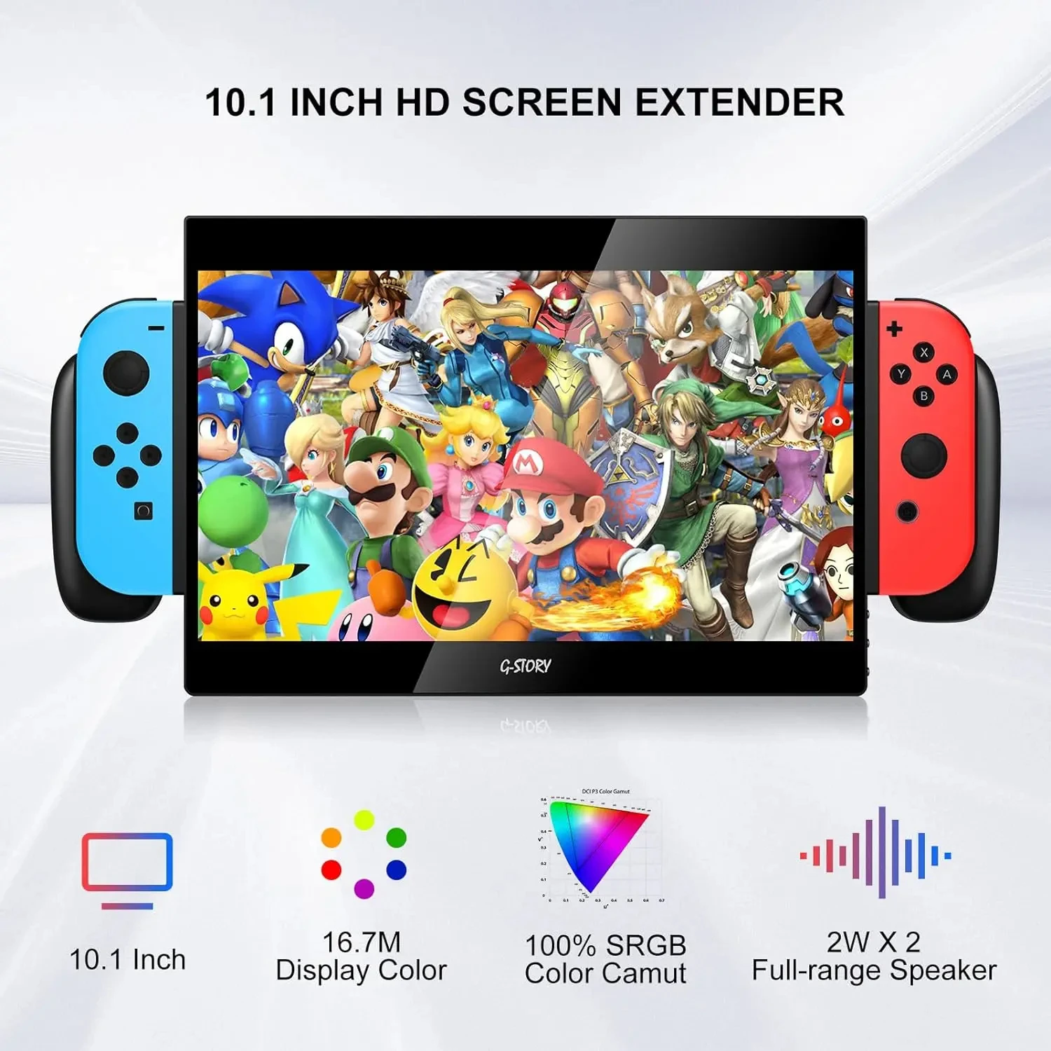 G-STORY cocok untuk perangkat genggam dengan display terintegrasi portabel cocok untuk Nintendo Switch display tertentu