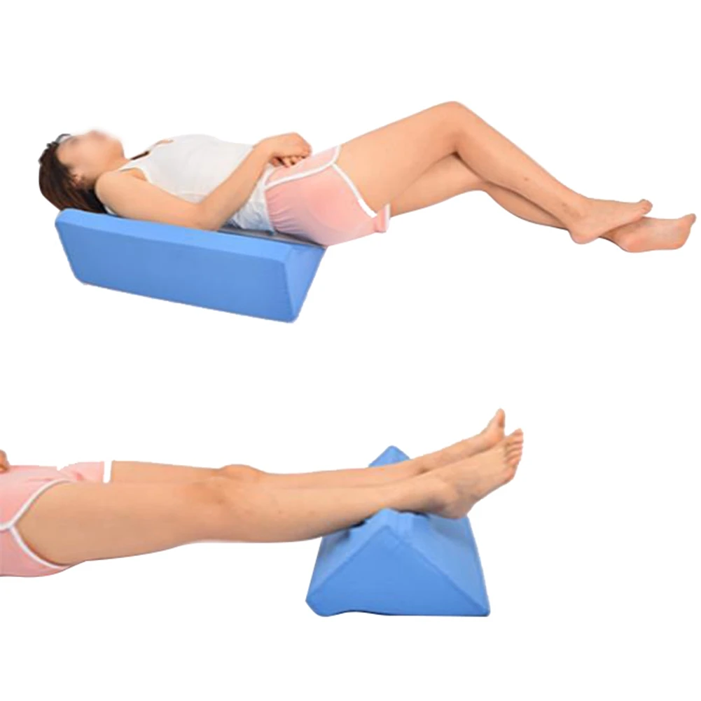 Side Triangle Pillows Foam Body Positioner Multi-Function Orthopaedic Bed Wedge Elevated Leg Pillow