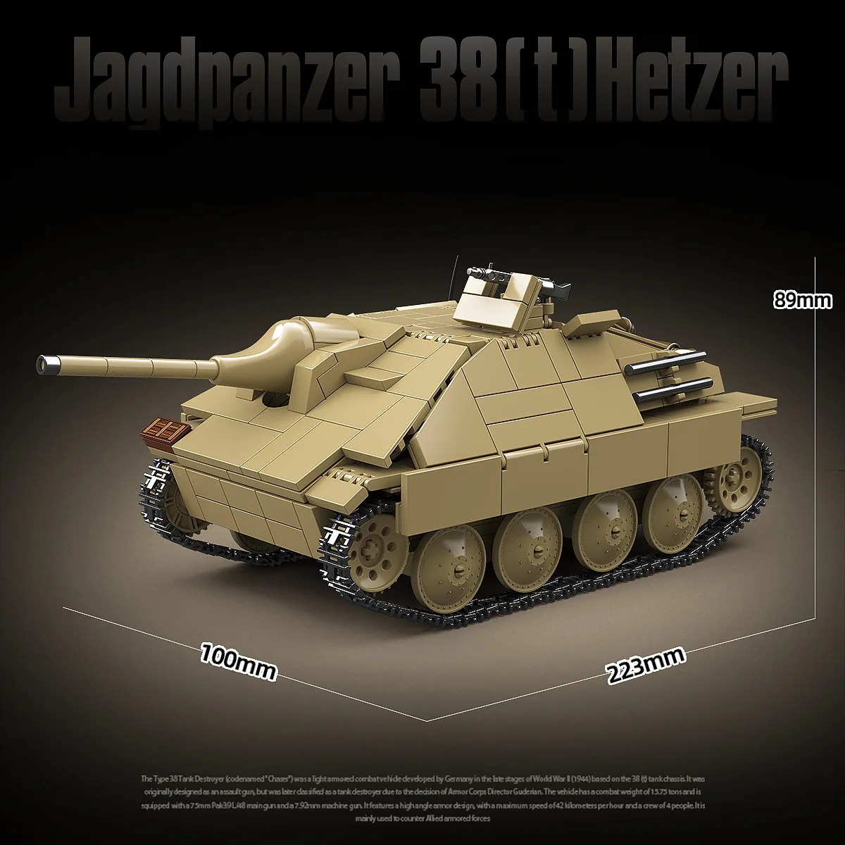 

Игровой набор-конструктор Hunter Tank Destroyer для мальчиков: развивающие блоки для сборки, обучающая и увлекательная игра для детей №100312