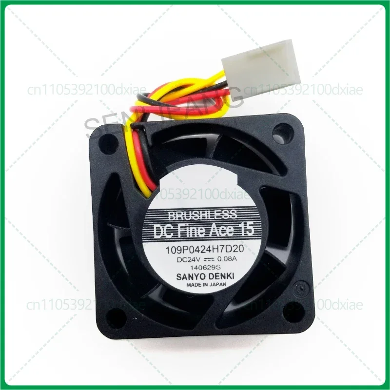 2pcs New For 109P0424H7D20 24V 0.08A 4015 Fanuc equipment fan