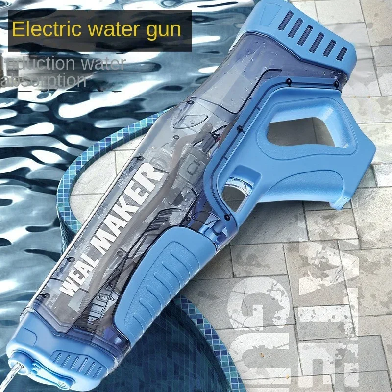 Induction Automatic Water Absorption, Electric Water Gun, Long Range, Summer Seaside Pool, Water Play, Toys