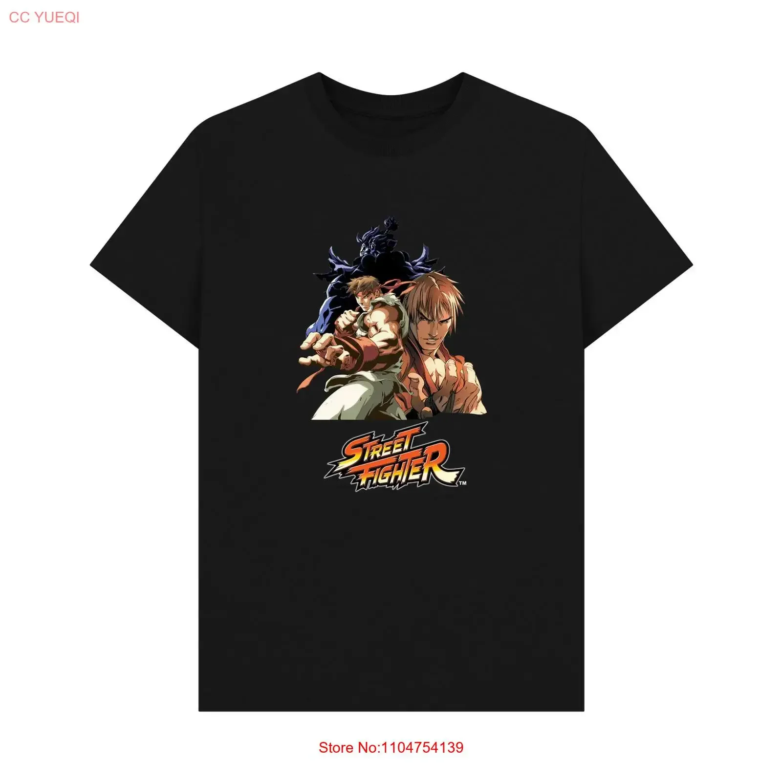 PREMIUM OFFICIAL Streetfighter Group Pose Black T Shirt vintage Washed Soft Breathable Top For Everyday Wear Slightly Stretched