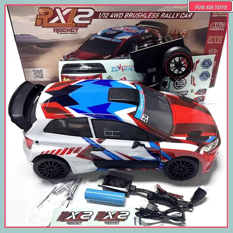 

Новый Zd Racing Rx12 1/12 Радиоуправляемый электрический раллийный автомобиль с дистанционным управлением Высокоскоростной бесщеточный полноприводный гоночный внедорожник в подарок