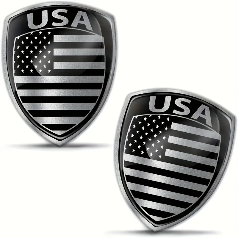 2 SZTUK Naklejka z flagą amerykańską Armia USA Amerykańskie naklejki z emblematem Naklejka na samochód Naklejki na ciężarówki na pojazdy Okno samochodu Motocykl