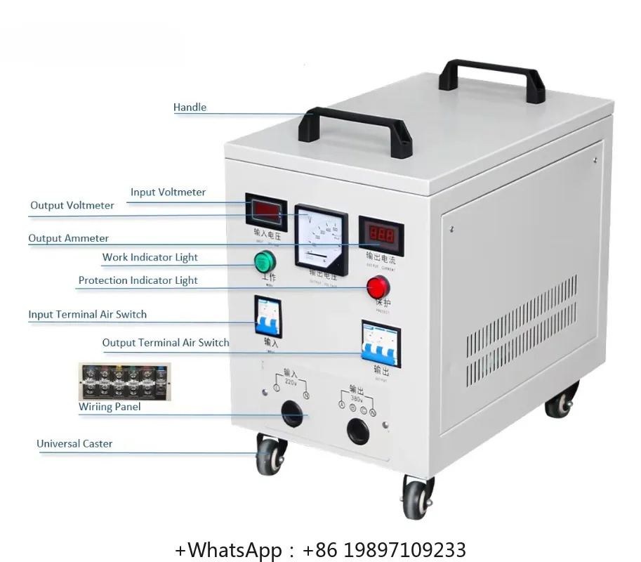 

30kw 1 Phase To 3 Phase Transformer Voltage Converter 220v To 380v 400v 440v