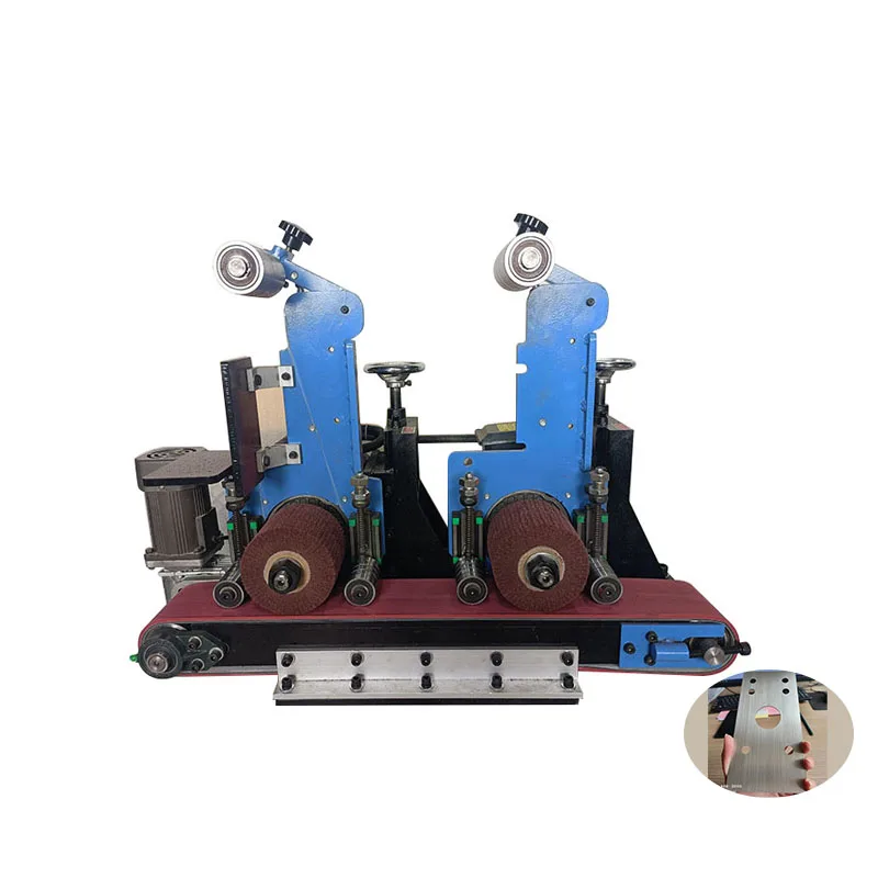 Small square Tube Roller Brush Hairline Polishing Machine Aluminum Hairline Finishing Machine