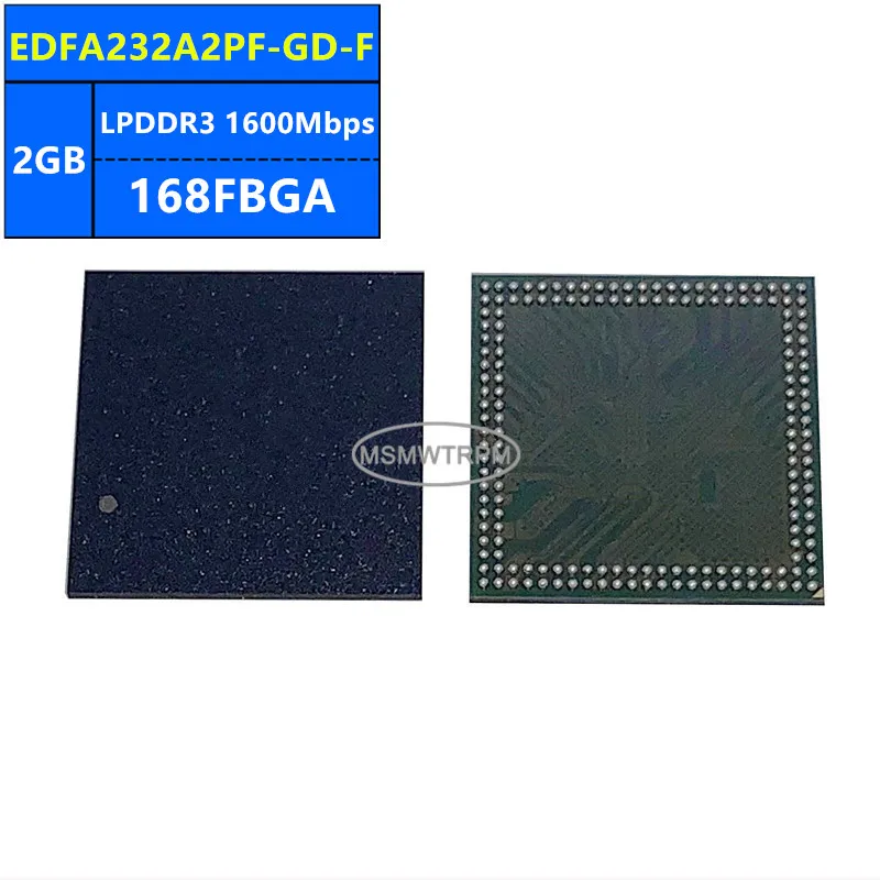

EDFA232A2PF-GD-F EDFA232A2PD-GD-F K4E6E304EE-AGCE LPDDR3 2GB 1600Mbps 168FBGA 16Gb Memory Chip IC Integrated Circuits Brand New