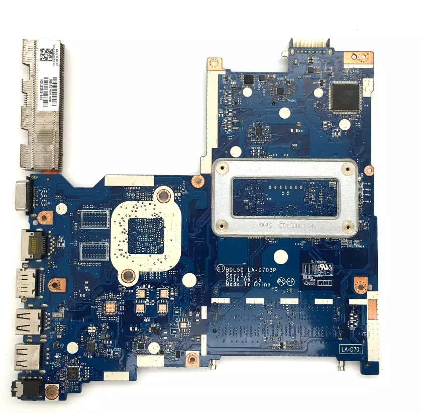 New For HP 15-AC 15-AY Laptop Laptop motherboard Model Multiple optional compatible CPU SR27G SR244 i35005U I55200U SN LA-D703P