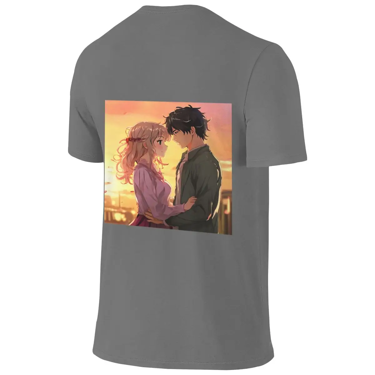 Romance Loose Reversible T-shirt Sweet-Cool Vibe Home Comfort Short Sleeve