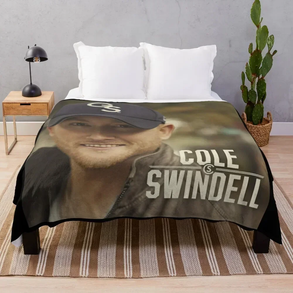 

Cole Swindell COVER Throw Blanket Cozy Light Blanket for Travel Camping Picnic