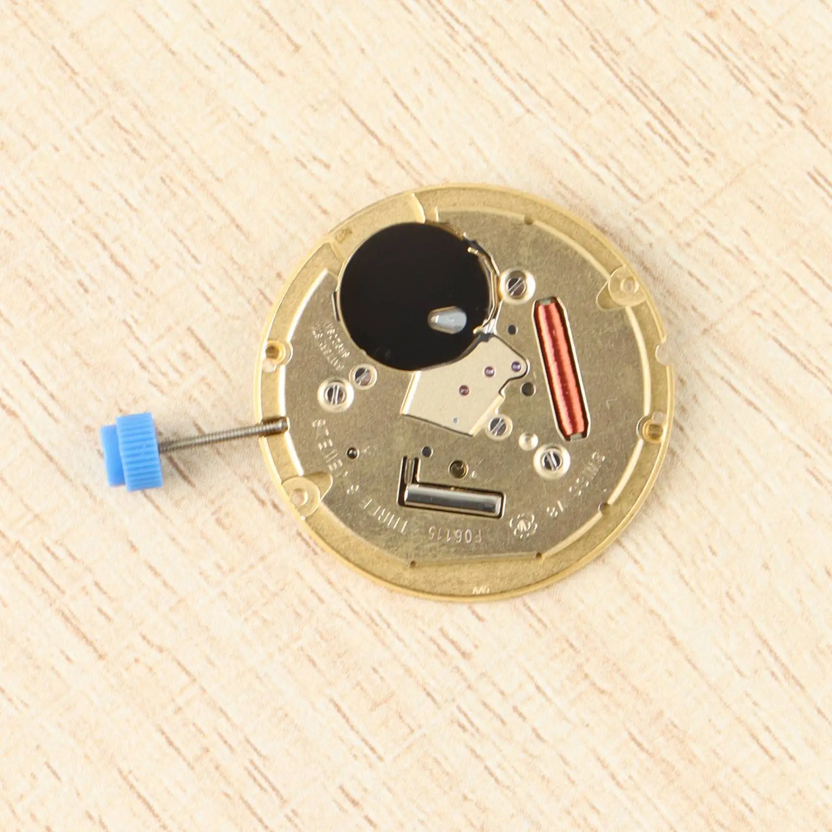 Caldo per ETA F06. e F06.115 Orologio con movimento al quarzo, data a 3', parti di riparazione dell'orologio e stelo di regolazione