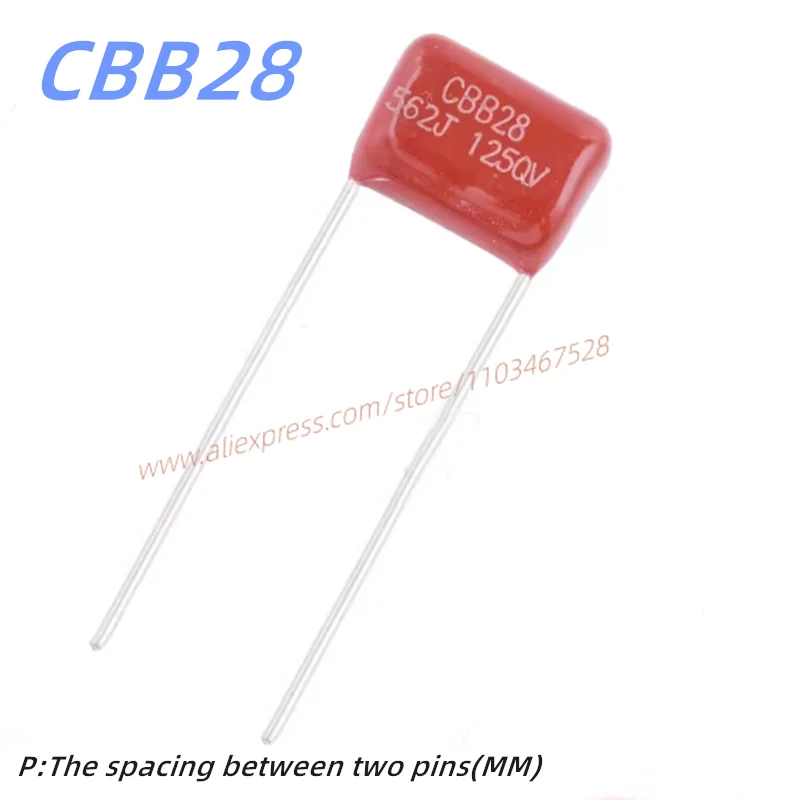 10PCS CBB28 Polypropylene Film Capacitor 272J 103J 682J 332J 392J 822J 152J 562J 472J 102J 1250V 1000V