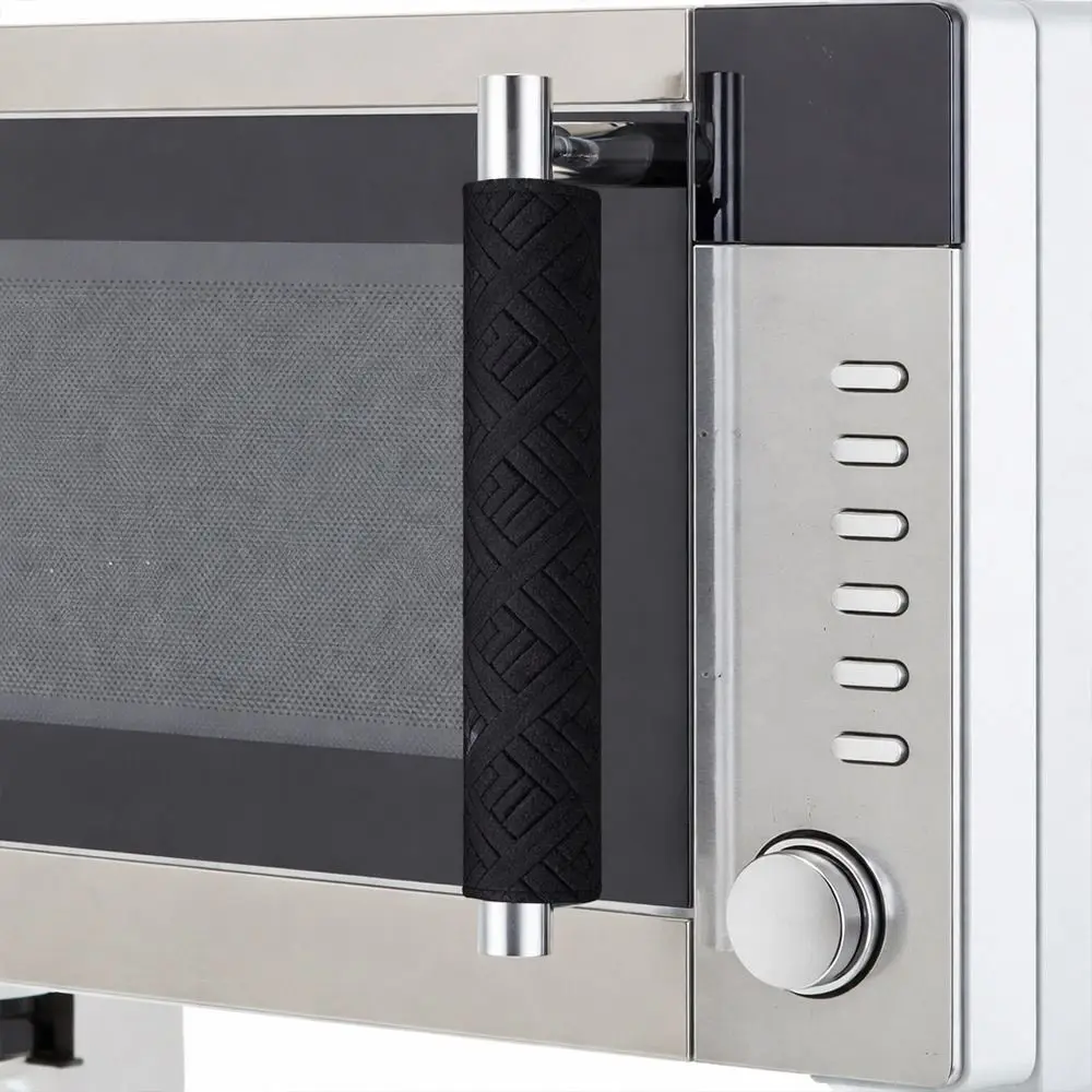 Durable Oil-proof Refrigerator Handle Cover Stain-resistant Oven Door Handle Cover Washable Appliance Handle Covers Home Decors