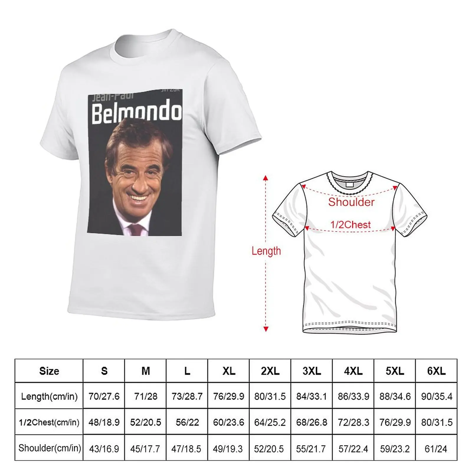 Jean Paul Belmondo T-Shirt graphic t shirts aesthetic clothes mens designer clothes