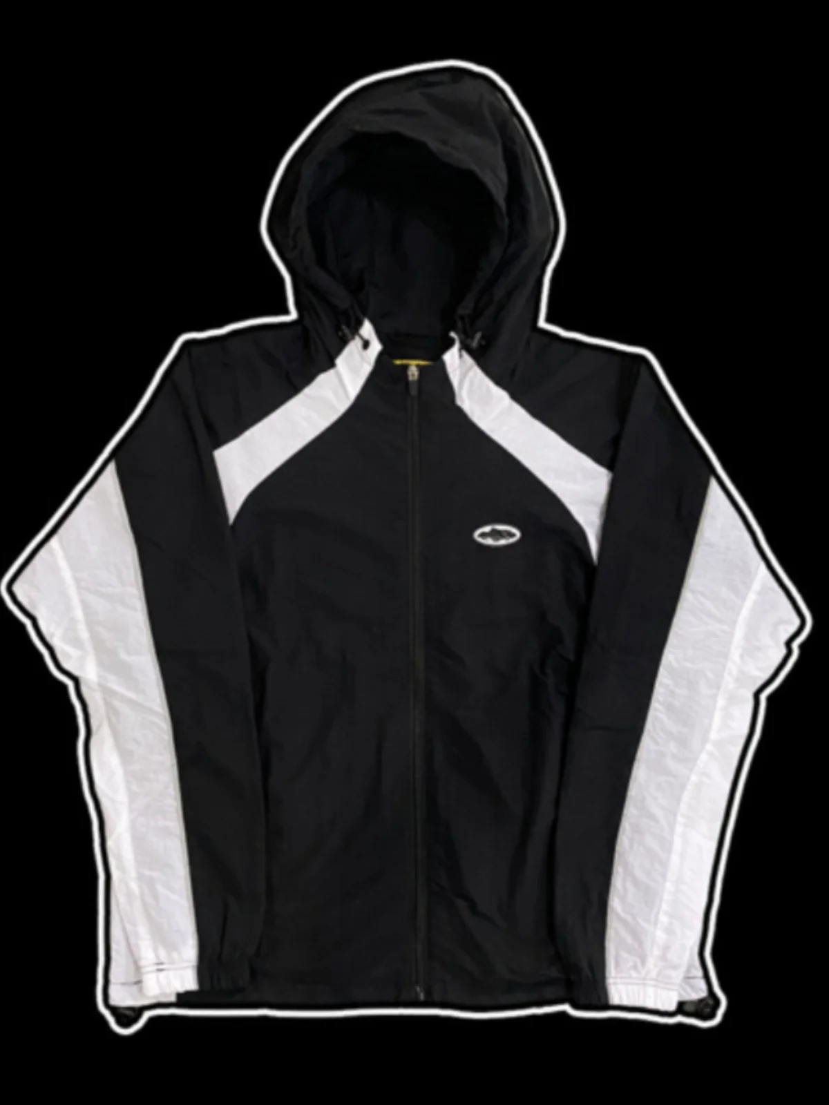 

Demon Island Patchwork Jaet American Streetwear Windproof Qui Dry Breathable Sports orts Set Youth Summer Outerwear