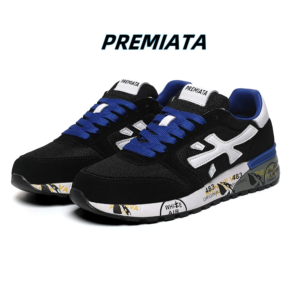 New PREMIATA men's shoes retro suede leather sports casual shoes classic nonslip couple shoes fashionable and luxury Premiata