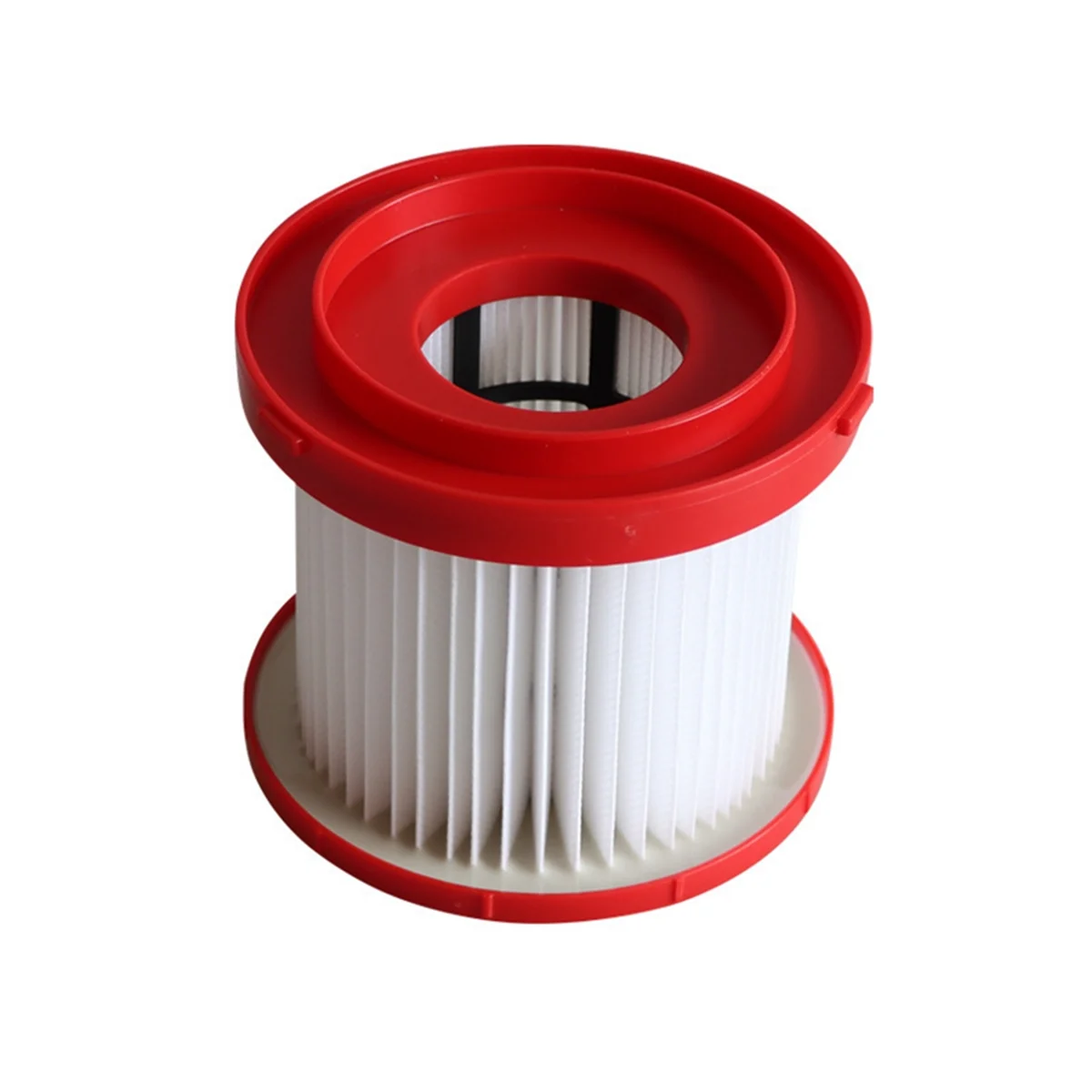 A02V-2Pack 49-90-1900 Filter HEPA untuk Milwaukee vakum M18 tanpa kabel 0780-20 0880-20, dengan 4 Filter lengan busa & 1 sikat