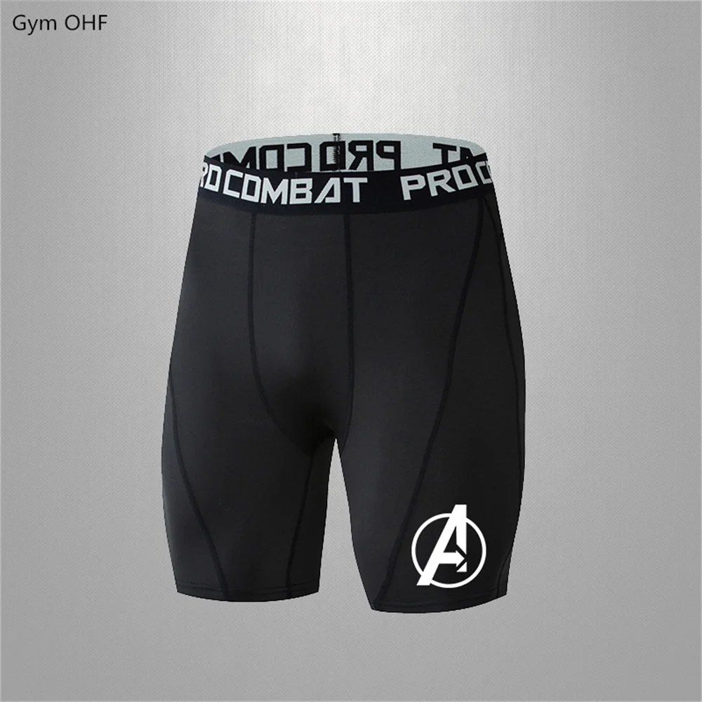 A-- training, quick drying, breathable, super elastic men's tight shorts