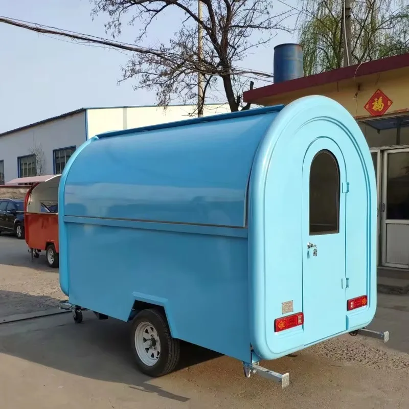 شراء عربات الطعام ومقطورات الطعام المجهزة بالكامل شاحنة طعام مزودة بمعدات مطبخ كاملة #4